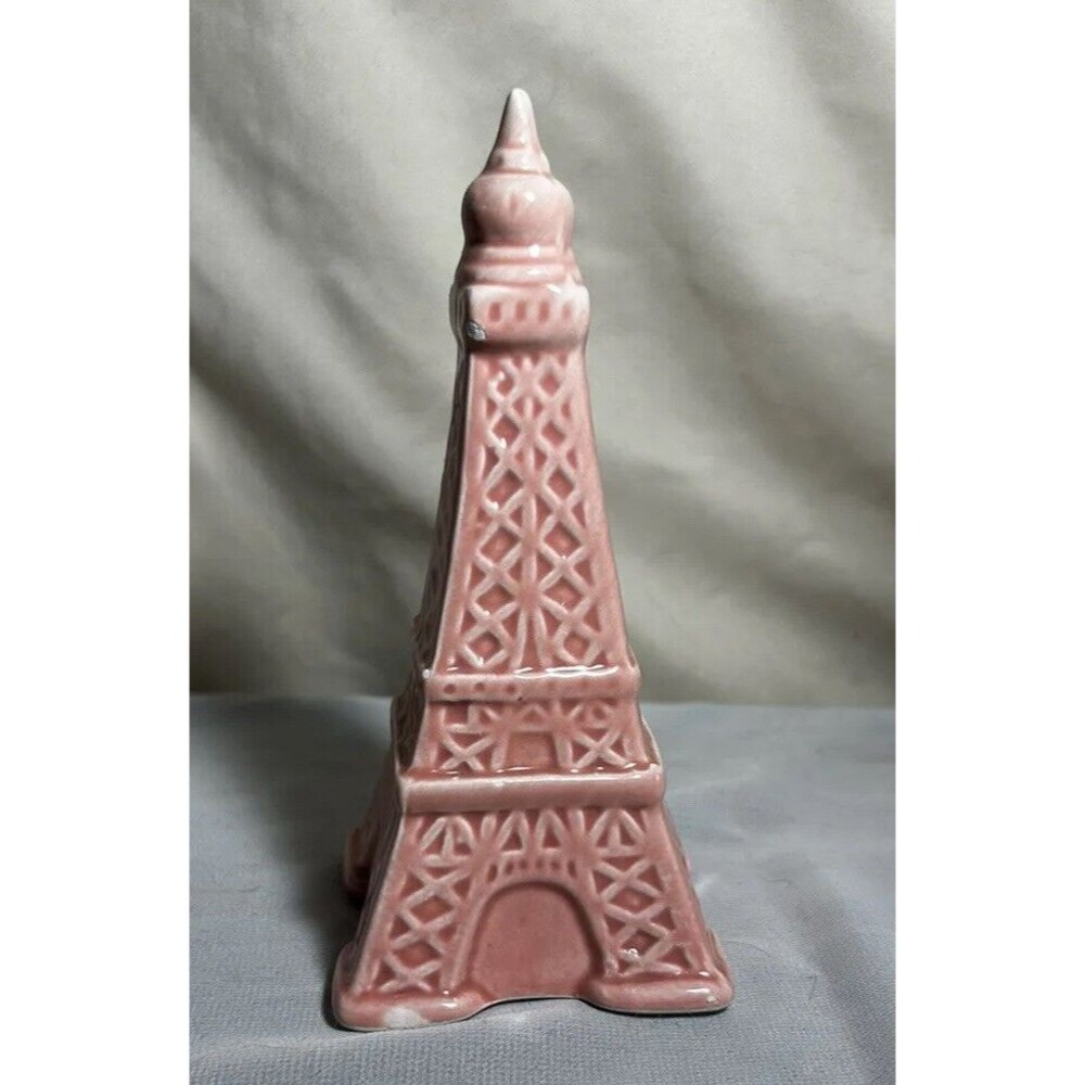 Pink Porcelain Eiffel Tower Decor 6” Room Decor